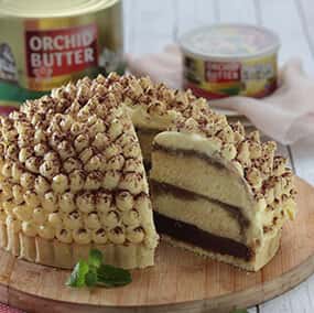 Tiramissu Nut Butter Pie