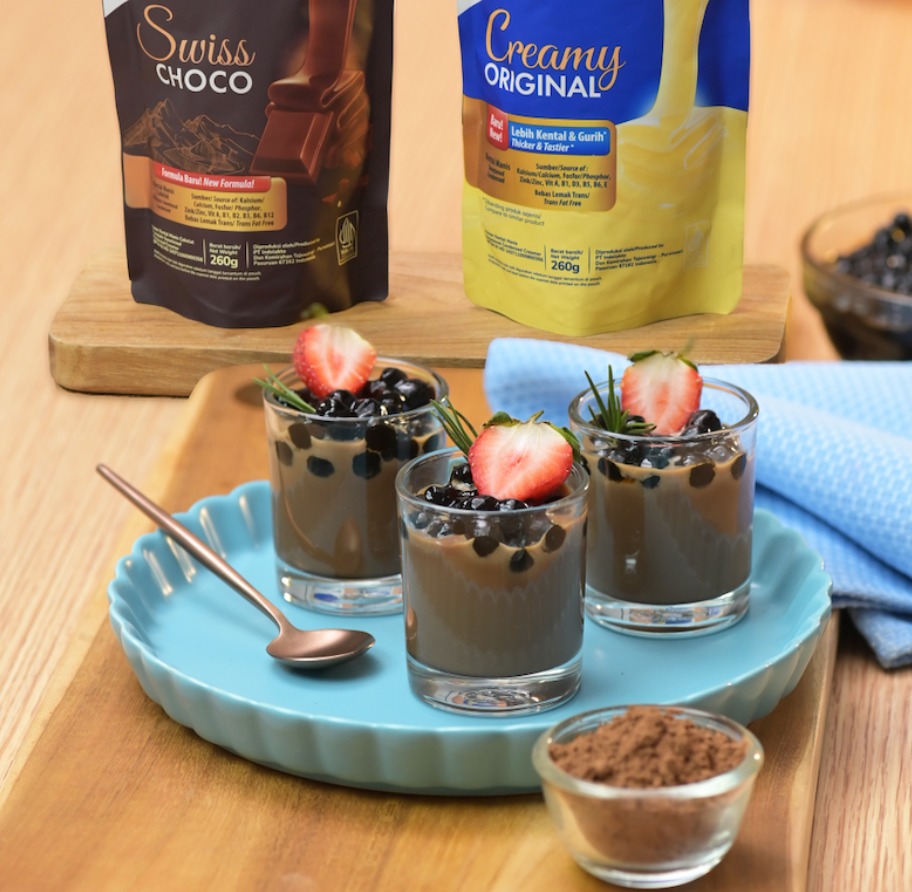 Boba Milk Choco Puding