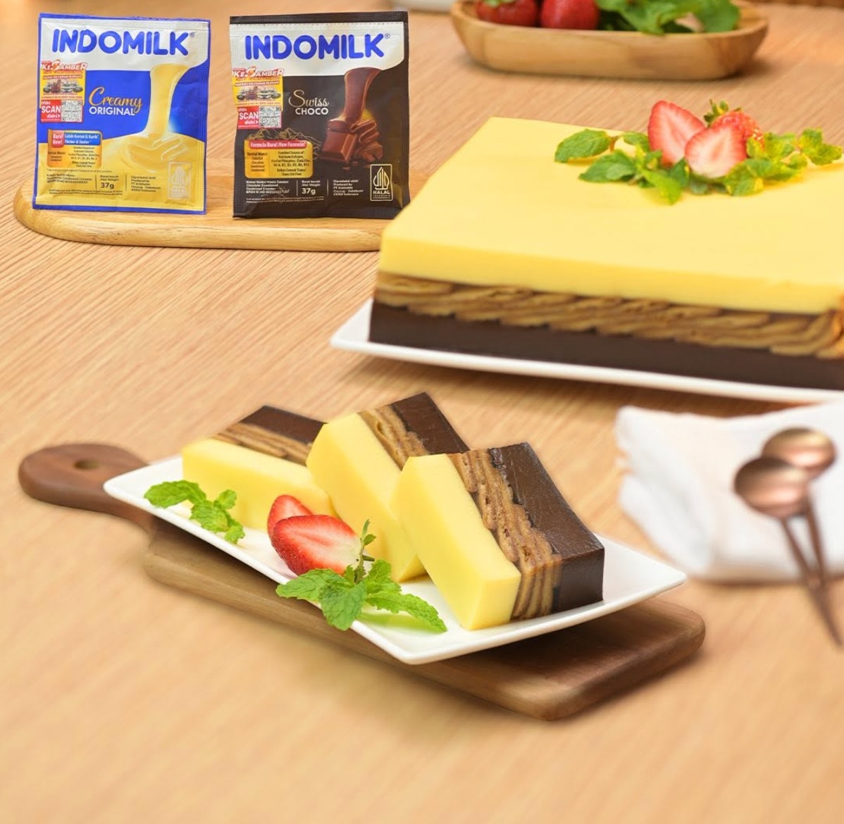 Puding Lapis Biskuit