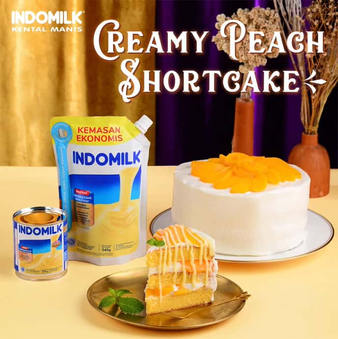 Creamy Peach Shortcake